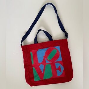 MoMA ‘LOVE’ Colorful Canvas Tote Bag